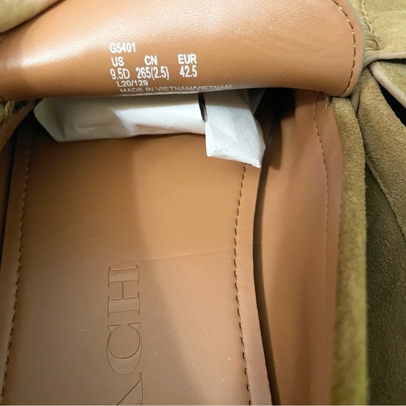 Coach Men's Loafers Size 9.5 D - Picture 9 of 16